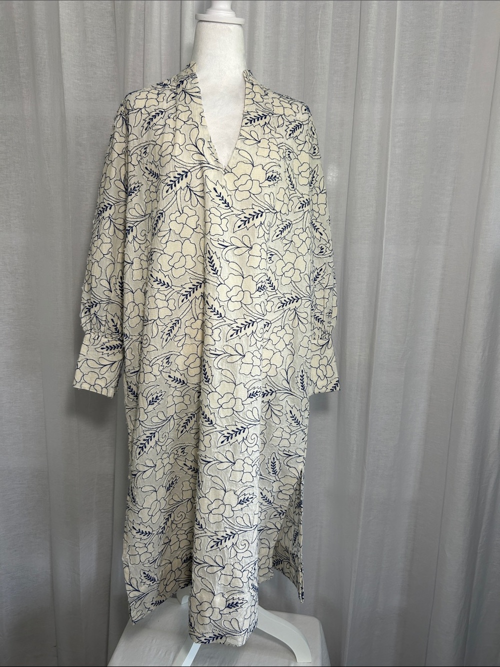 Mille | Esther Dress in Capri Print | Long Sleeve Resort Dress